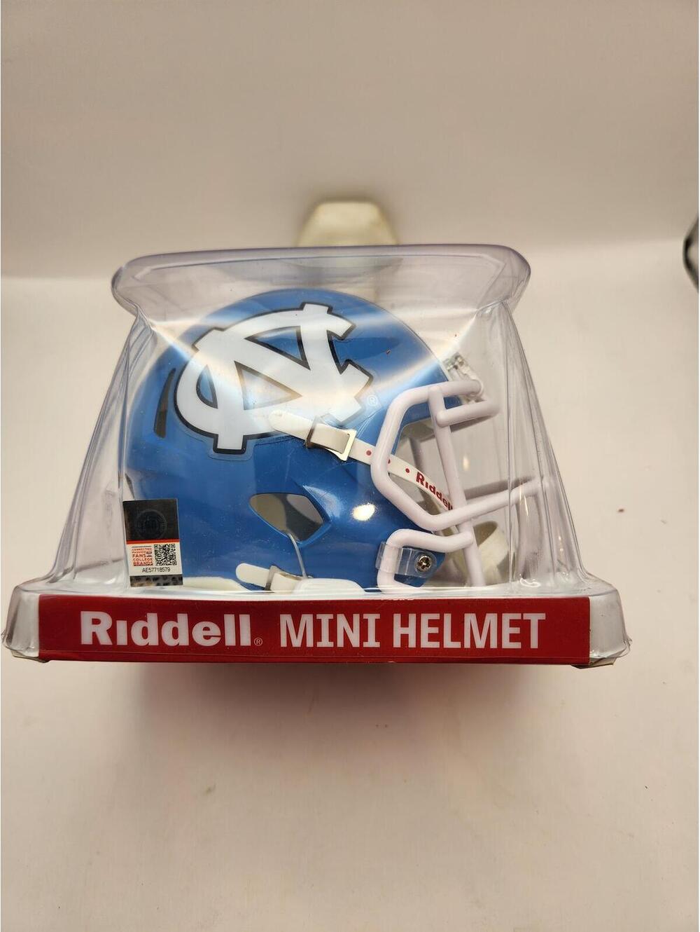 Riddell North Carolina Tar Heels UNC Speed Mini Football Helmet New in Case